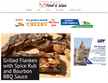 Tablet Screenshot of jwfoodandwine.com